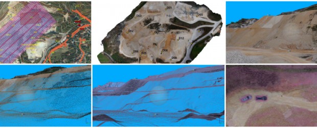 Rilevamenti per valutare l'estrazione delle cave